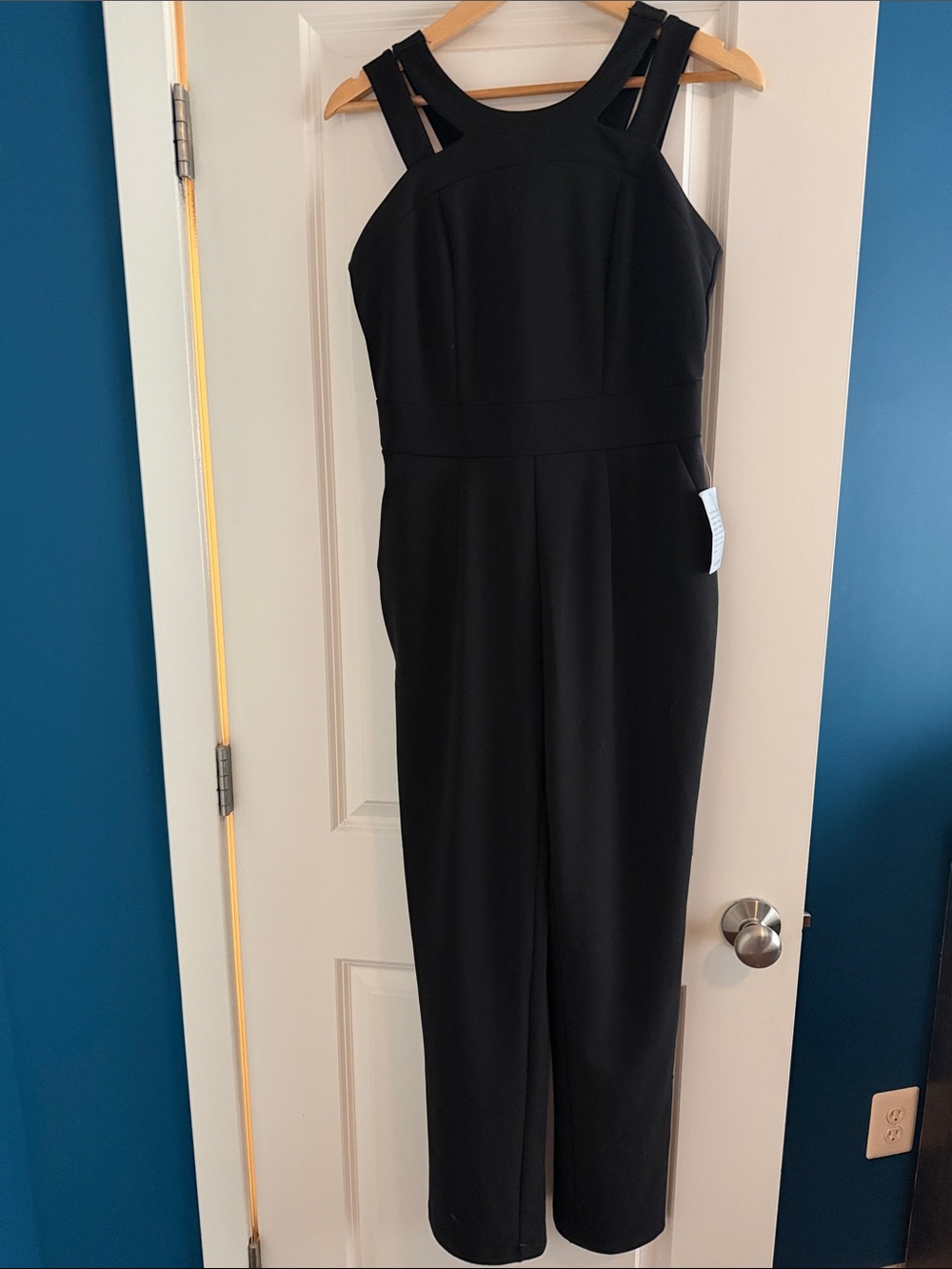 Nordstrom Black Strappy Jumpsuit